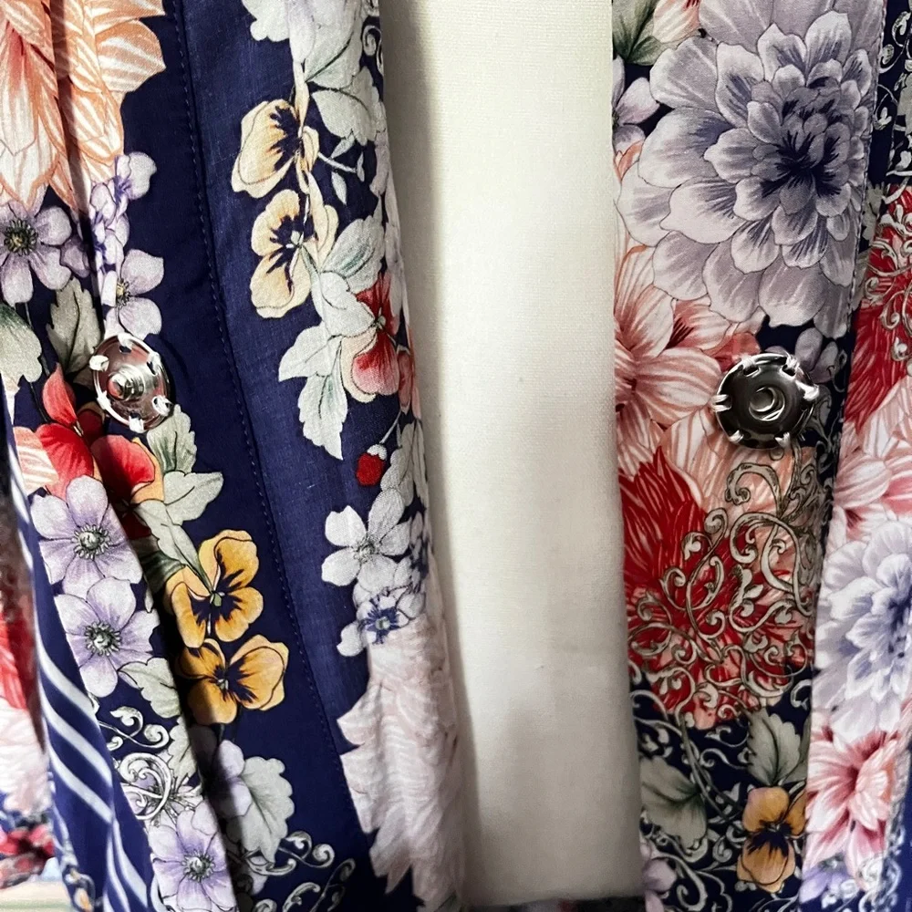 JOHNNY WAS Floral Kimono Jacket XL - Picture 4 of 6